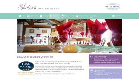 image of the Slater's Country Hotel website