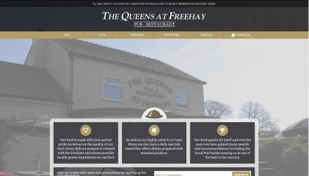 image of the Queens website