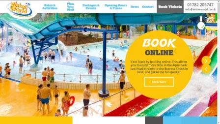 image of the WaterWorld website